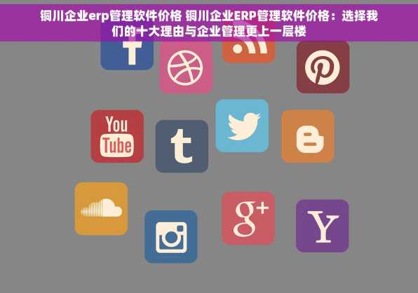 铜川企业erp管理软件价格 铜川企业ERP管理软件价格：选择我们的十大理由与企业管理更上一层楼