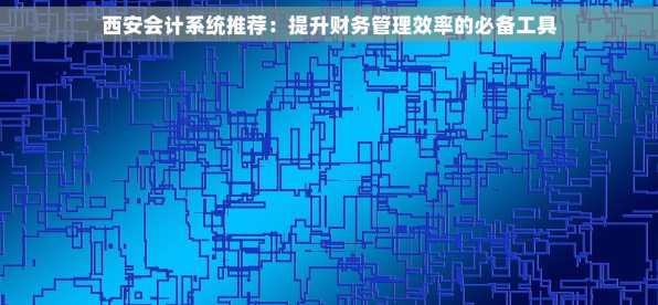 西安会计系统推荐：提升财务管理效率的必备工具