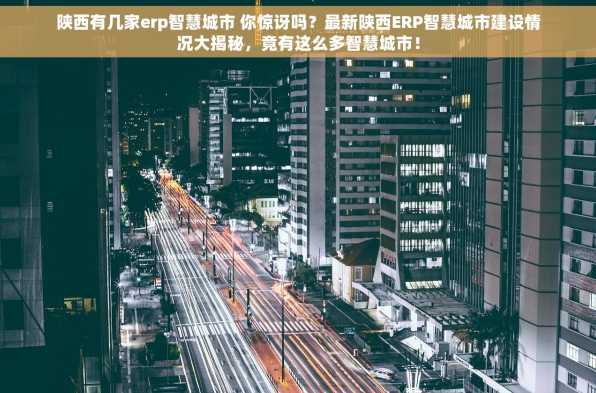陕西有几家erp智慧城市 你惊讶吗？最新陕西ERP智慧城市建设情况大揭秘，竟有这么多智慧城市！
