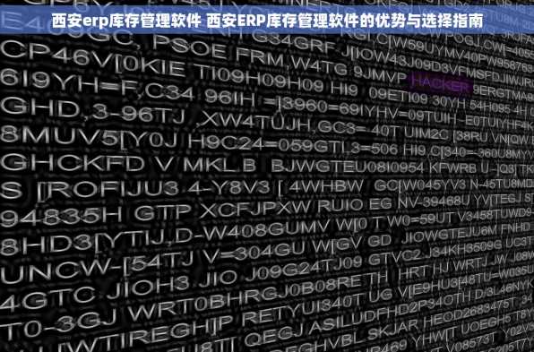 西安erp库存管理软件 西安ERP库存管理软件的优势与选择指南