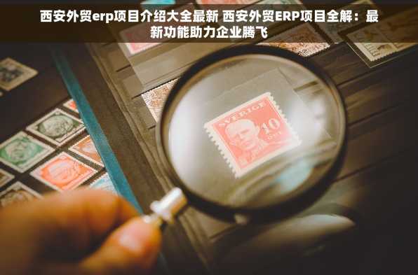 西安外贸erp项目介绍大全最新 西安外贸ERP项目全解：最新功能助力企业腾飞