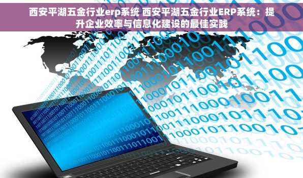 西安平湖五金行业erp系统 西安平湖五金行业ERP系统：提升企业效率与信息化建设的最佳实践