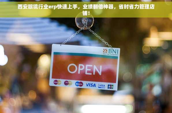 西安眼镜行业erp快速上手，业绩翻倍神器，省时省力管理店铺！