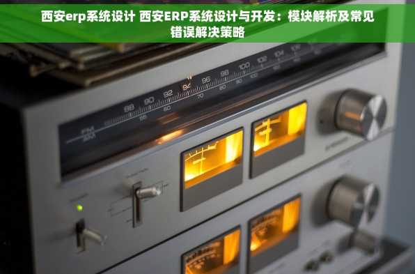 西安erp系统设计 西安ERP系统设计与开发：模块解析及常见错误解决策略