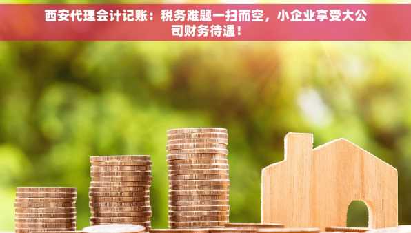 西安代理会计记账：税务难题一扫而空，小企业享受大公司财务待遇！