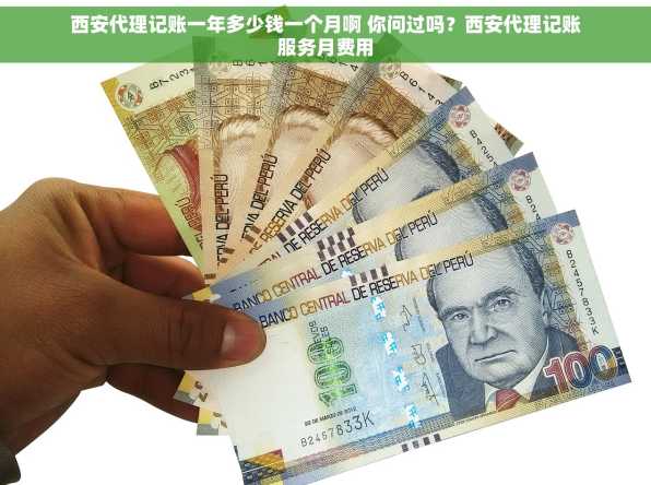 西安代理记账一年多少钱一个月啊 你问过吗？西安代理记账服务月费用
