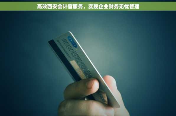 高效西安会计官服务，实现企业财务无忧管理