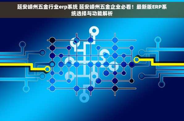 延安嵊州五金行业erp系统 延安嵊州五金企业必看！最新版ERP系统选择与功能解析