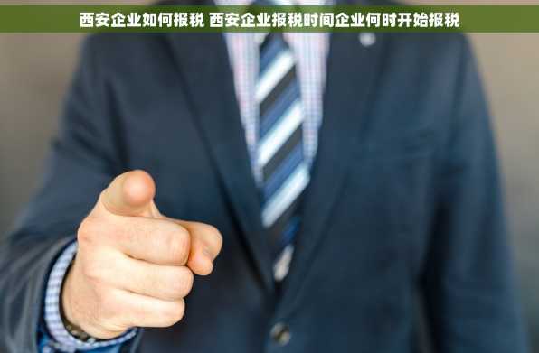 西安企业如何报税 西安企业报税时间企业何时开始报税