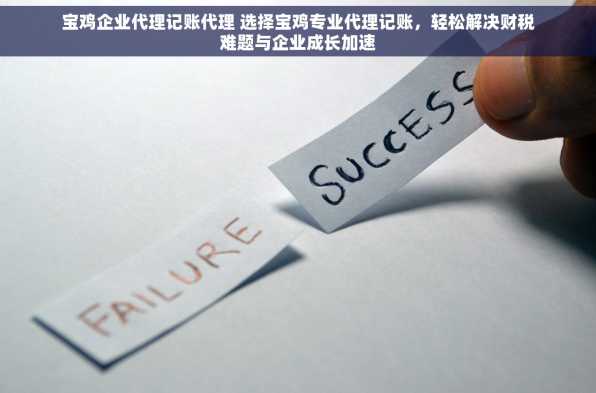 宝鸡企业代理记账代理 选择宝鸡专业代理记账，轻松解决财税难题与企业成长加速