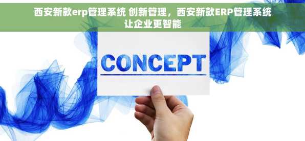 西安新款erp管理系统 创新管理，西安新款ERP管理系统让企业更智能