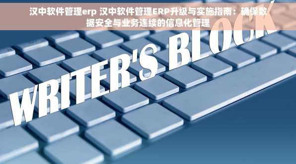 汉中软件管理erp 汉中软件管理ERP升级与实施指南：确保数据安全与业务连续的信息化管理