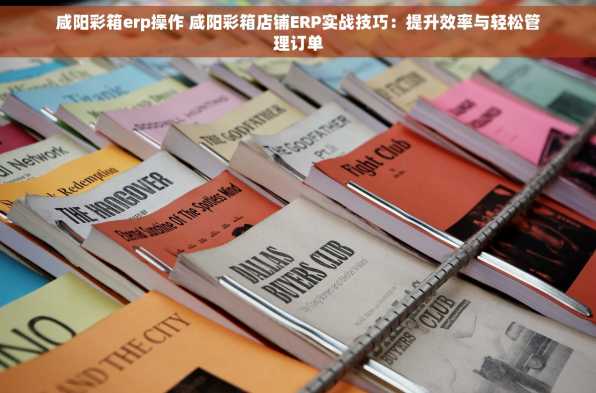 咸阳彩箱erp操作 咸阳彩箱店铺ERP实战技巧：提升效率与轻松管理订单