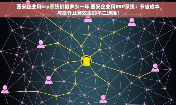 西安企业用erp系统价格多少一年 西安企业用ERP系统：节省成本与提升业务效率的不二选择！