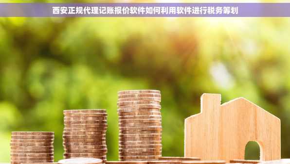 西安正规代理记账报价软件如何利用软件进行税务筹划