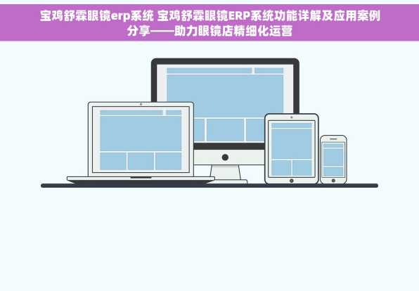 宝鸡舒霖眼镜erp系统 宝鸡舒霖眼镜ERP系统功能详解及应用案例分享——助力眼镜店精细化运营