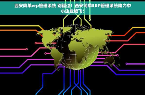 西安简单erp管理系统 别错过！西安简单ERP管理系统助力中小企业腾飞！