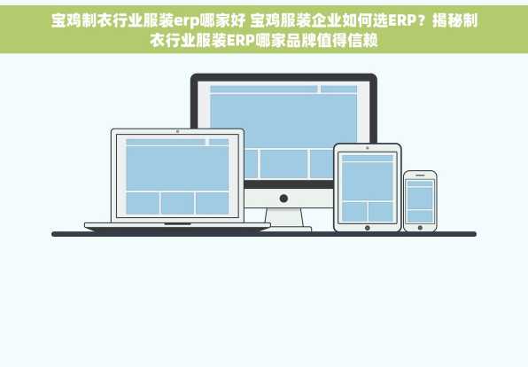宝鸡制衣行业服装erp哪家好 宝鸡服装企业如何选ERP？揭秘制衣行业服装ERP哪家品牌值得信赖