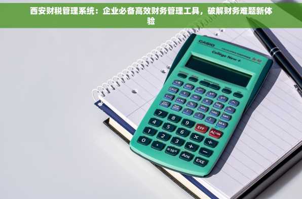 西安财税管理系统：企业必备高效财务管理工具，破解财务难题新体验