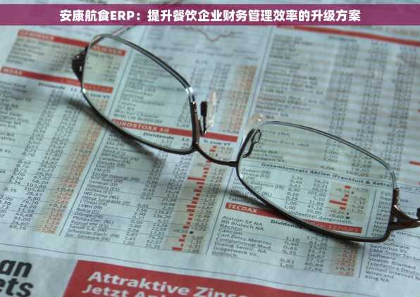 安康航食ERP：提升餐饮企业财务管理效率的升级方案