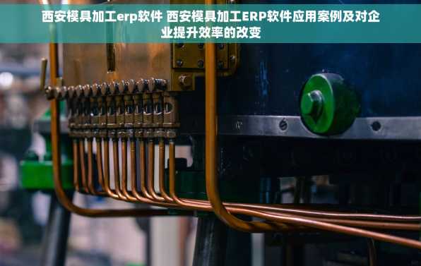 西安模具加工erp软件 西安模具加工ERP软件应用案例及对企业提升效率的改变