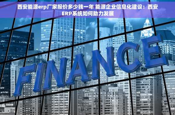 西安能源erp厂家报价多少钱一年 能源企业信息化建设：西安ERP系统如何助力发展