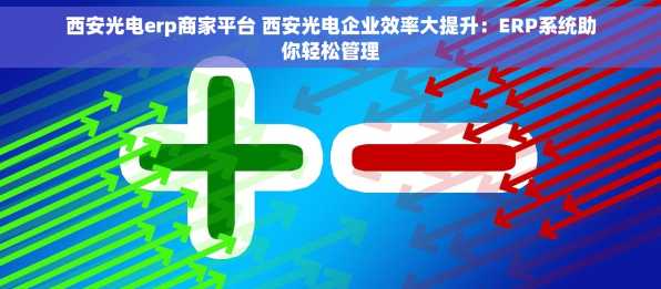西安光电erp商家平台 西安光电企业效率大提升：ERP系统助你轻松管理