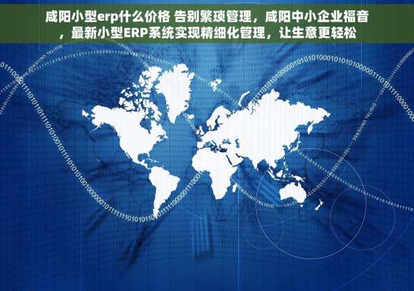 咸阳小型erp什么价格 告别繁琐管理，咸阳中小企业福音，最新小型ERP系统实现精细化管理，让生意更轻松