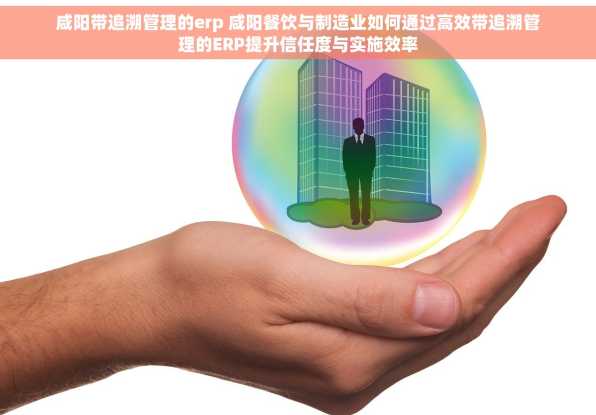 咸阳带追溯管理的erp 咸阳餐饮与制造业如何通过高效带追溯管理的ERP提升信任度与实施效率