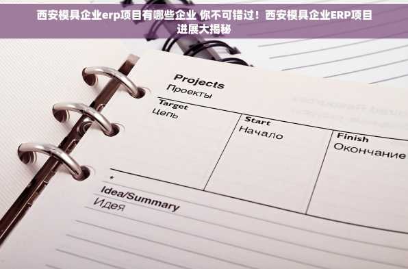 西安模具企业erp项目有哪些企业 你不可错过！西安模具企业ERP项目进展大揭秘