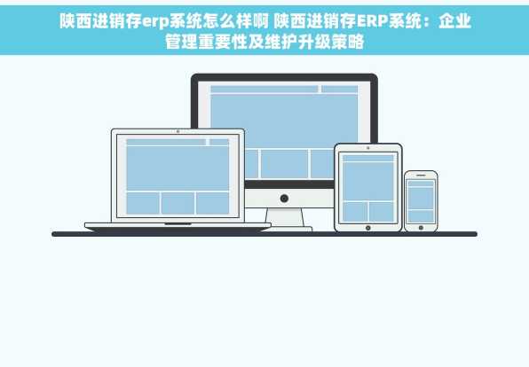 陕西进销存erp系统怎么样啊 陕西进销存ERP系统：企业管理重要性及维护升级策略