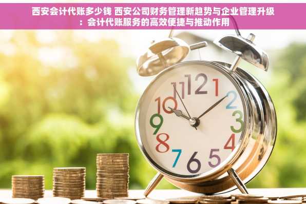 西安会计代账多少钱 西安公司财务管理新趋势与企业管理升级：会计代账服务的高效便捷与推动作用