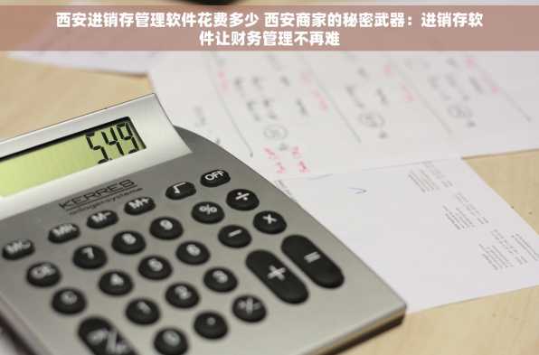 西安进销存管理软件花费多少 西安商家的秘密武器：进销存软件让财务管理不再难
