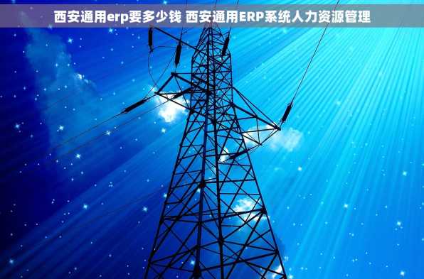 西安通用erp要多少钱 西安通用ERP系统人力资源管理