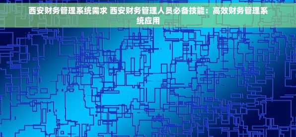 西安财务管理系统需求 西安财务管理人员必备技能：高效财务管理系统应用