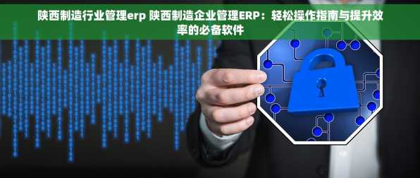 陕西制造行业管理erp 陕西制造企业管理ERP：轻松操作指南与提升效率的必备软件