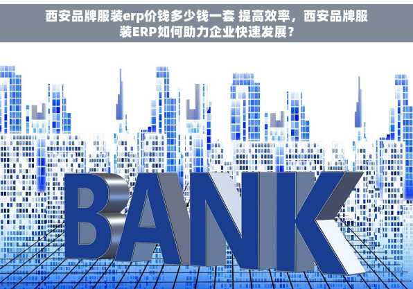 西安品牌服装erp价钱多少钱一套 提高效率，西安品牌服装ERP如何助力企业快速发展？