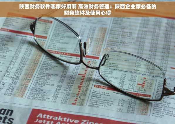 陕西财务软件哪家好用啊 高效财务管理：陕西企业家必备的财务软件及使用心得
