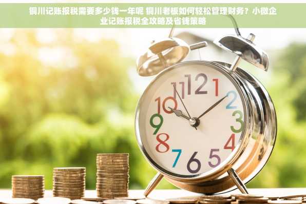 铜川记账报税需要多少钱一年呢 铜川老板如何轻松管理财务？小微企业记账报税全攻略及省钱策略