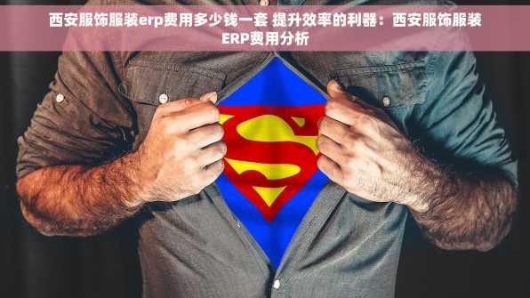 西安服饰服装erp费用多少钱一套 提升效率的利器：西安服饰服装ERP费用分析