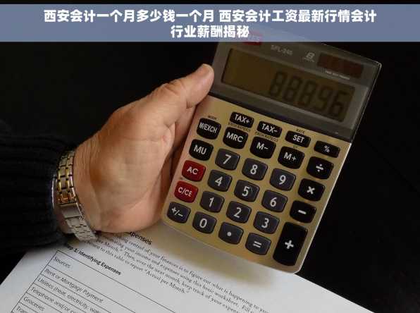 西安会计一个月多少钱一个月 西安会计工资最新行情会计行业薪酬揭秘