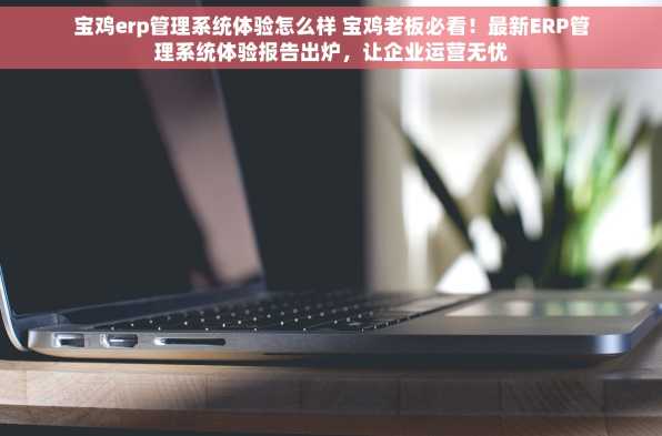 宝鸡erp管理系统体验怎么样 宝鸡老板必看！最新ERP管理系统体验报告出炉，让企业运营无忧