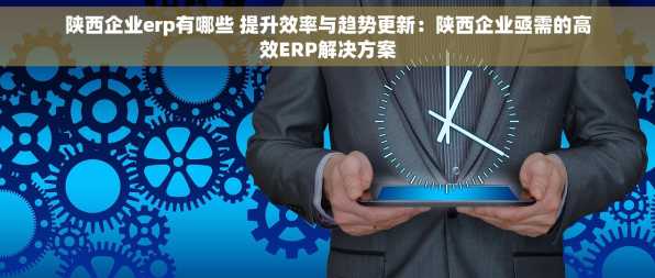 陕西企业erp有哪些 提升效率与趋势更新：陕西企业亟需的高效ERP解决方案