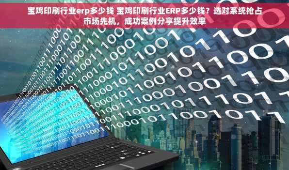 宝鸡印刷行业erp多少钱 宝鸡印刷行业ERP多少钱？选对系统抢占市场先机，成功案例分享提升效率