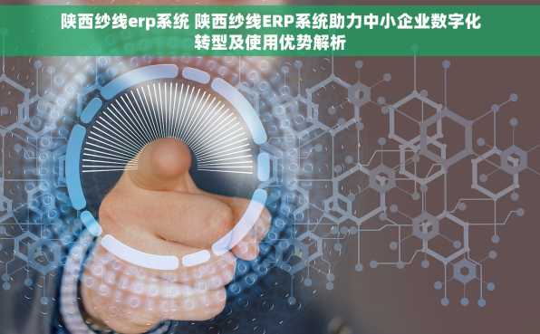 陕西纱线erp系统 陕西纱线ERP系统助力中小企业数字化转型及使用优势解析