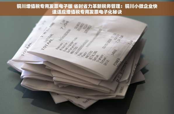 铜川增值税专用发票电子版 省时省力革新税务管理：铜川小微企业快速适应增值税专用发票电子化秘诀
