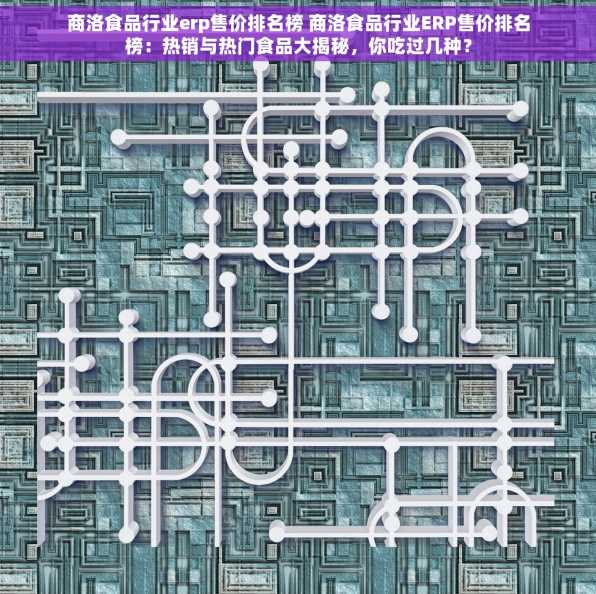 商洛食品行业erp售价排名榜 商洛食品行业ERP售价排名榜：热销与热门食品大揭秘，你吃过几种？