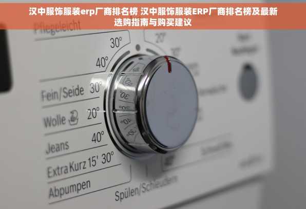 汉中服饰服装erp厂商排名榜 汉中服饰服装ERP厂商排名榜及最新选购指南与购买建议