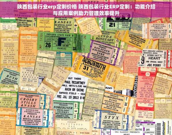 陕西包装行业erp定制价格 陕西包装行业ERP定制：功能介绍与应用案例助力管理效率提升