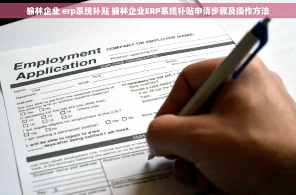 榆林企业 erp系统补贴 榆林企业ERP系统补贴申请步骤及操作方法